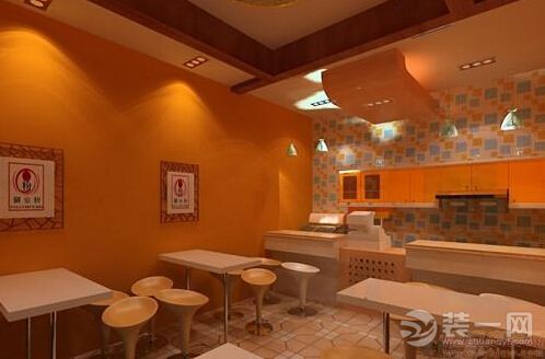 15小吃店装修效果图大全