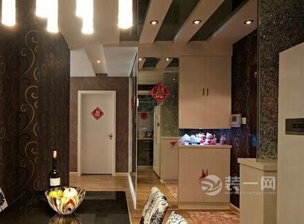 76平米两居室婚房装修 黑白简约搭配极具现代感