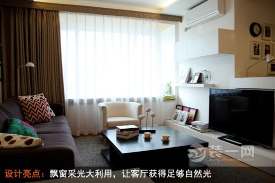 90平米现代简约设计 微调格局打造个性时尚空间
