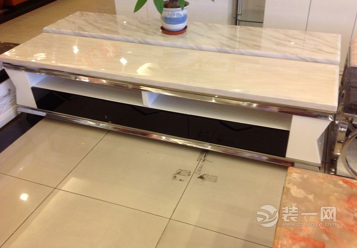 电视柜装修效果图PK大理石电视柜成品图 哪款适合你